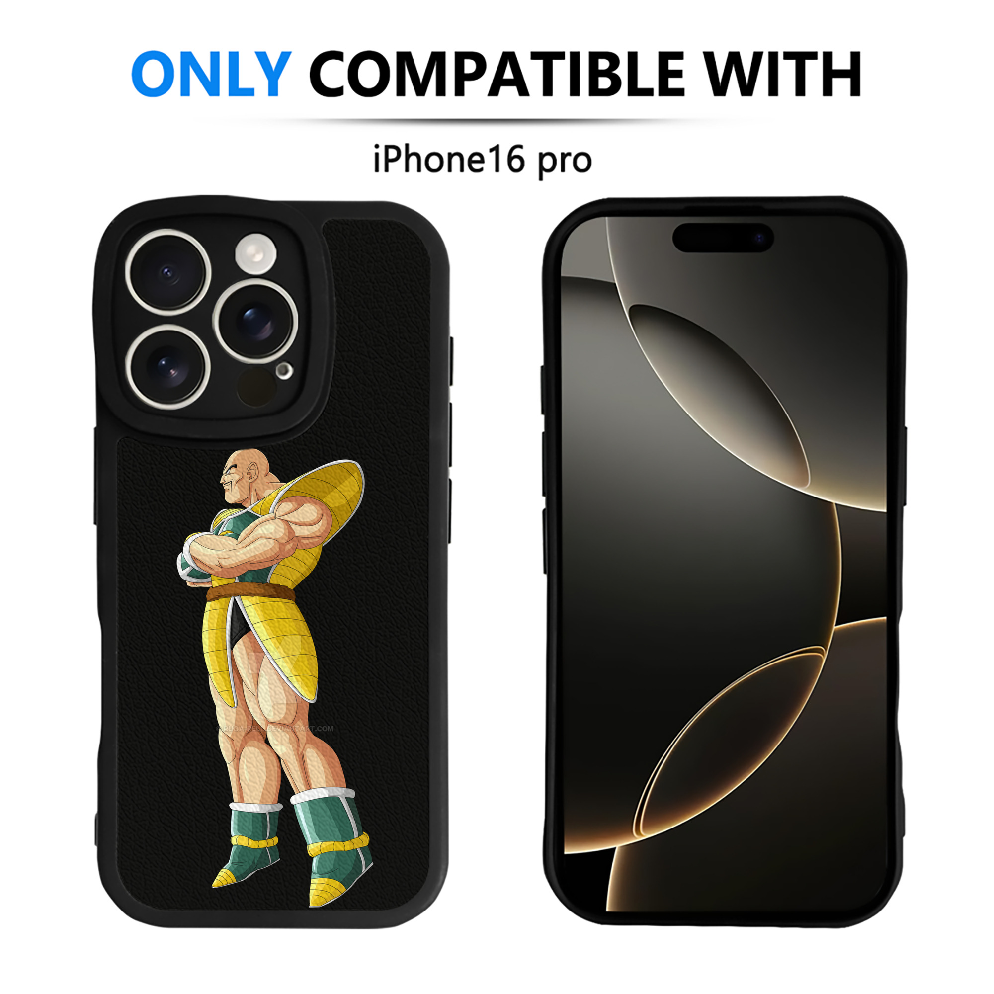 （画像用） ドラゴンボール DRAGON BALL 【iPhone 16シリーズ対応】シリコンスマホケース（レザー調） 材質：シリコン